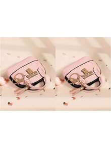 1个时尚百搭迷你简约可爱零钱包，创意零钱包钥匙扣包，迷你钱包，口袋钱包，时尚又有趣，适合购物、通勤、工作 - 彩色 - 查看 20