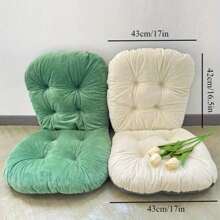 1 件柔软加厚靠垫，带靠背，长时间坐着很舒服，非常适合办公椅 - 彩色 - 查看 2