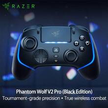 RAZER Phantom Wolf Warrior V2 Professional Edition Wireless Game Controller PS5/PC Universal Hall Electromagnetic Trigger Zero Dead Zone Four Back Button Macro Programming E-Sports Grade Joystick Six-Axis Somatosensory - الأسود - مشاهدة 6