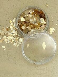 1 件金色荒野高亮度超薄云母片金属光泽岩石片 Ins 美甲材料美甲用品指甲饰品美甲宝石 - 彩色 - 查看 2