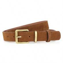 1 szt. Pasek ze skóry ekologicznej z aksamitną klamrą w kolorze złotym, vintage, do jeansów i spodni damskich, modny i prosty - Zamsz - Zobacz 14