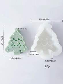1pc Christmas Series Christmas Tree Scented Candle Silicone Mold