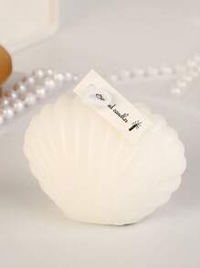 1 pieza Vela de incienso con forma de concha, de apariencia exquisita. La llama de la vela parpadea y emite un encantador aroma, creando fácilmente una pequeña esquina acogedora y cómoda, agregando un toque de poesía a la vida.