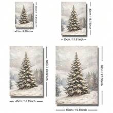 1pc Framed/Unframed Vintage Christmas Tree Poster Festival Cozy Wall Art Canvas Print Minimalist Retro Winter Xmas Holiday Farmhouse Decor Rustic Painting For Apartment, Living Room, Bedroom, Modern Home Decoration Christmas Decoration XMAS Decor Christmas Tree Gift Decor Thanksgiving Wedding Home Decor Fall Decor Autumn Decor Birthday Decorations For Gifts Party Supplies Indoor Holiday Festival Decor Halloween Decor Wall Decor Halloween Ornaments - Multicolor - View 7