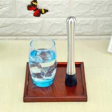 Stainless Steel Manual Juicer,Cocktail Muddler, Ice Crusher And Lemon Squeezer Hammer, Durable Ice Crusher For Bars, Restaurants & Home Use, Lemon, Bar Supplies With No Electricity Or Battery Needed
