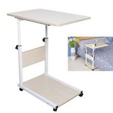 YUNRUX Mobile Side Table Sofa Table Height Adjustable Coffee Table Laptop Table+Wheels Side Table Bed Laptop Table Computer Table Height Adjustable
