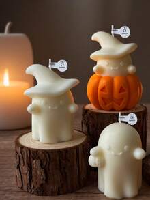 Halloween Pumpkin Aromatic Candle,Candles Scented,Party Decoration,Creative Funny Gift Ornaments,Relieve Fatigue,Purify Air,Remove Odors,Long Lasting Fragrance,For Home Decorations,Halloween,Relaxing Gifts,Bedroom Decor,Room Decor Aesthetic - Multicolor - View 6