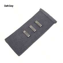 Adjustable Waist Belt Extender - Detachable, Elastic Fit, Unisex For Pants, Long Hook, Jeans Button Extender Set, Waist Belt Extender, Practical Sewing Tool, Unisex Adjustable Waist Belt Extender - Multicolor - View 7