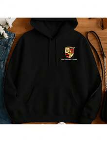 GT3 RS Cars Cold Weather Sweatshirt  Streetwear Casual Tracksuit Hooded Jacket - màu đen - Xem 3