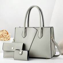Women Shoulder Bags - 灰色 - 查看 4