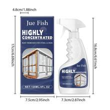 JUE FISH 120毫升除锈剂，适用于厨房用具的不锈钢除锈清洁剂 - 彩色 - 查看 9