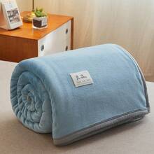 Cobertor de veludo de leite espesso Cobertor para soneca Cobertor para sofá de escritório Cobertor quente para uma pessoa Cobertor para intervalo de almoço