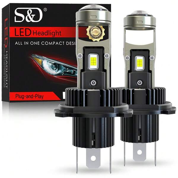 H4 LED Projector Lens H7 H11 9005 HB3 9006 HB4 Led Car Headlight Bulbs Canbus 30000LM High Low Beam Mini Lamp 12V 6000K