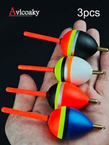 AVLCOAKY 3 piezas Flotadores de pesca Boyas Flotador de plástico Boyas