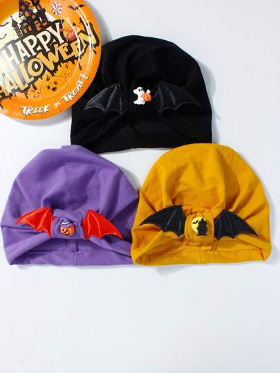 3 Halloween-babyhoedjes, geschikt voor dagelijks gebruik en feestdagen, 0-2 jaar oud