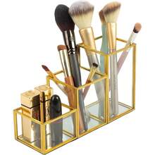 1pc 3-Tier Jewelry Storage Box, High & Low Compartment Organizer, Home Decor, Large Capacity - الذهبي - مشاهدة 4