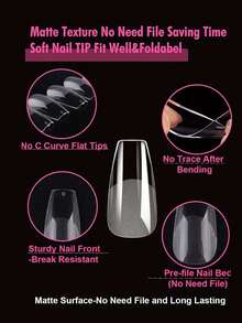 120/240片短杏仁指甲片软凝胶透明凝胶指甲片半哑光全覆盖指甲片亚克力预锉按压假指甲片用于指甲延长家庭DIY美甲按压指甲美甲用品