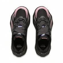 Li-Ning Women's Cat Claw LITE 3 Lightweight Retro Chunky Sneaker - Stylish Athletic Shoe Legit Official Store AGCV398 - 幻影黑/花枝粉 - 查看 5