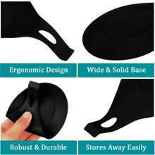 1pc/3pcs Spoon Mat, Easy To Clean TPE Kitchen Utensil Mat, Silicone Spoon Mat, Insulated Spoon Mat, Flavor Dish Mat, Spoon Holder For Restaurant(This Product Is Made Of Relatively Soft Material. It Is Recommended To Confirm Whether The Size And Hardness Meet Your Needs According To The Usage Scenario Before Purchasing, So As To Avoid Affecting The User Experience Due To The Material Characteristics)