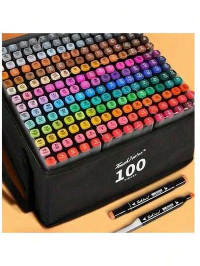 24/48/60/80/90/100/120/168 peças Caneta Marcadora TouchMark De Cabeça Dupla Conjunto De Canetas De Aquarela Especial Para Crianças