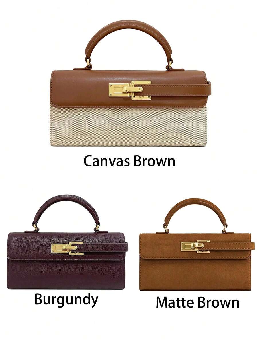 Petit sac carré, sac à main de niche, sac bandoulière mini Meyard - Multicolore - Voir 1