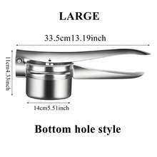 1入不銹鋼手動馬鈴薯泥捣搗器-人體工學設計，多功能，易於清洗，用於製作香滑的薯泥 - 彩色 - 查看 14