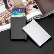 Multineos Comercial Rfid Wallet Card Holder Anti-Theft Slim Sophisticated Card Holder - 黑色 - 查看 1