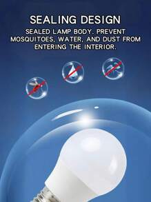 2/4/6/8个装 E27 LED灯泡 - 12瓦，1200流明，6500K冷白光，A60，不可调光，室内使用，E27灯头，大灯泡，经典磨砂室内照明E27灯泡，LED灯泡