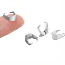 10/100pcs Stainless Steel Lobster Clasp Pendant Connector, Bracelet Necklace DIY Jewelry Accessories