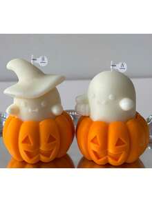 Halloween Pumpkin Aromatic Candle,Candles Scented,Party Decoration,Creative Funny Gift Ornaments,Relieve Fatigue,Purify Air,Remove Odors,Long Lasting Fragrance,For Home Decorations,Halloween,Relaxing Gifts,Bedroom Decor,Room Decor Aesthetic - Multicolor - View 8
