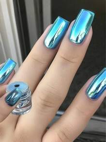 金镜美甲粉 - 高端、高反射、质地细腻、闪亮的新款美甲装饰