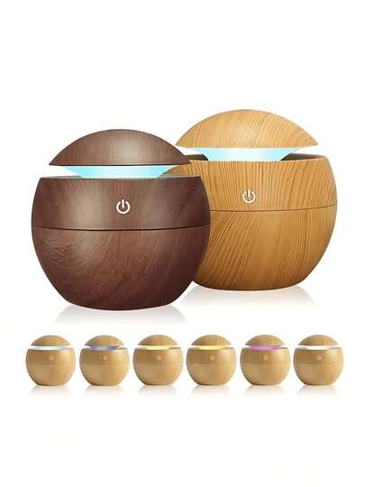 Umidificador Aromatizador Difusor Ultrassônico Luzes Ar130ml