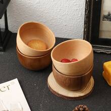 8件/4件/1件木碗套装，红木碗，山毛榉木碗，木碗套装