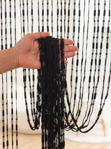 1pc Multi-Color Lace Woven Curtain, Party/Valentine's Day Flower Curtain, Tassel String Curtain