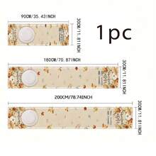 1/25pcs Autumn Theme, Pumpkins And Maple Leaves, Letters Printed Linen Table Runner, Suitable For Festival Parties, Birthday Banquets, Kitchen And Dining Room Decoration, Furniture And Home Textile Decoration. It Is A Multi-Purpose Home Decor Suitable For All Seasons, Perfect For Party And Festival Decorations, And Also An Excellent Gift For Parents And Friends.