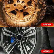 Car Wheel Rim Tire Cleaning Brush Soft Bristle Cleaner Non Scratch Auto Detailing Washing Tool