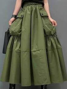 Women Skirts - Green - View 5