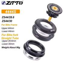 ZTTO 山地公路自行车内置无螺纹耳机半集成 CNC 耳机 1 1/8 英寸 - 1 1/2 英寸密封轴承直锥形叉 - 黑色 - 查看 9