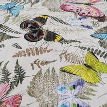 9x12 Area Rugs Living Room - Large Boho Stain-Resistant Rugs With Non-Slip Backing, Vintage Design Bedroom, Beige/Brown, Home Decor Floor - Beige Butterfly - View 4