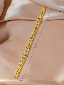 1 件迪拜优雅时尚百搭镀金双鱼座手链，适合女性日常佩戴