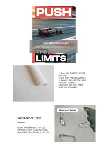 1 Stück rahmenloses F1 Rennwand Kunst Extrem Geschwindigkeit Sport Poster mit Adrenalin-Design, Vintage Retro F1 Auto Leinwanddruck für Männerhöhle/Wohnheim/Wohnzimmer, coole Poster für Schlafzimmer Dekoration & Geschenk zum Schulanfang (Wanddrucke, Motorsport Kunst, Rahmenlos)