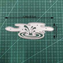 1pc Small Puddle Metal Cutting Dies, 2025 New Arrival Die Cuts, Embossing Stencils For DIY Crafting Scrapbooking Supplies, Dies Scrapbooking Photo Album Decorative Paper Die Cuts For Card - Multicolor - View 7