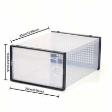 3/6/12/15 件鞋子收纳盒，无需安装，透明可折叠鞋盒，塑料鞋架，家用玄关鞋柜，钢制大容量坚固多层落地鞋架，防尘