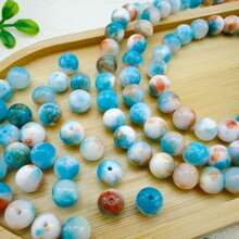 8mm Pink Green Jade Beads, Gemstone Round Loose Beads, Natural Jade Beads, For Making Necklace Earring, DIY Jewelry Accessories