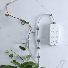 30/50/100 pezzi Clip per piante rampicanti, Clip di supporto per piante rampicanti, Ganci per piante rampicanti, Clip per piante rampicanti, Clip per piante di denaro, Fissaggio per piante e viti, Anello verde a sgancio rapido per fissaggio piante, Accessori per organizzazione dei cavi, Supporto per piante da interno - Multicolore - Visualizzare 9