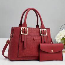 Women Shoulder Bags - 卡其 - 查看 4