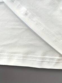 Women's Spicy Margarita Pattern T-Shirt - White Shirt With Red Letters - Stretchy Casual Summer Top, Suitable For Beach, Party, And Daily Wear - Machine Washable Non-Transparent Beach T-Shirt, Party Outfit, Fun Design - 白色 - 查看 4