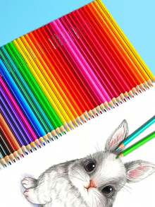 48 kolorowych kredek do rysowania, bazgrania, tworzenia sztuki, pudełek na prezenty, artykułów szkolnych i prezentów na powrót do szkoły, 12/24/36 kolorów, prezenty na Halloween, Wigilię i Nowy Rok - wielobarwność - Zobacz 7