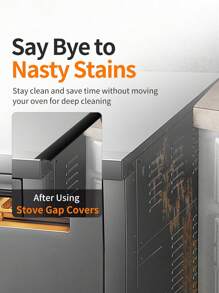 1pc Durable Silicone Kitchen Gap Sealing Strip, Waterproof, Heat-Resistant, Oil-Proof, Suitable For Sealing Gaps Between Kitchen Cabinets, Ovens, Appliances, Washers, Stoves, Practical And Reusable, Easy To Cut To Fit, Easy To Clean, Essential For Home And Restaurant