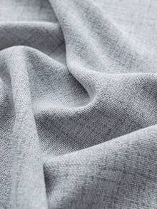 1 件亚麻现代亚麻纱窗帘 - 日式亚麻风格，杆袋设计，适用于客厅和卧室 - 透明轻质滤光窗帘，客厅窗帘，卧室窗帘（面料重量 160 克） - 灰色 - 查看 5